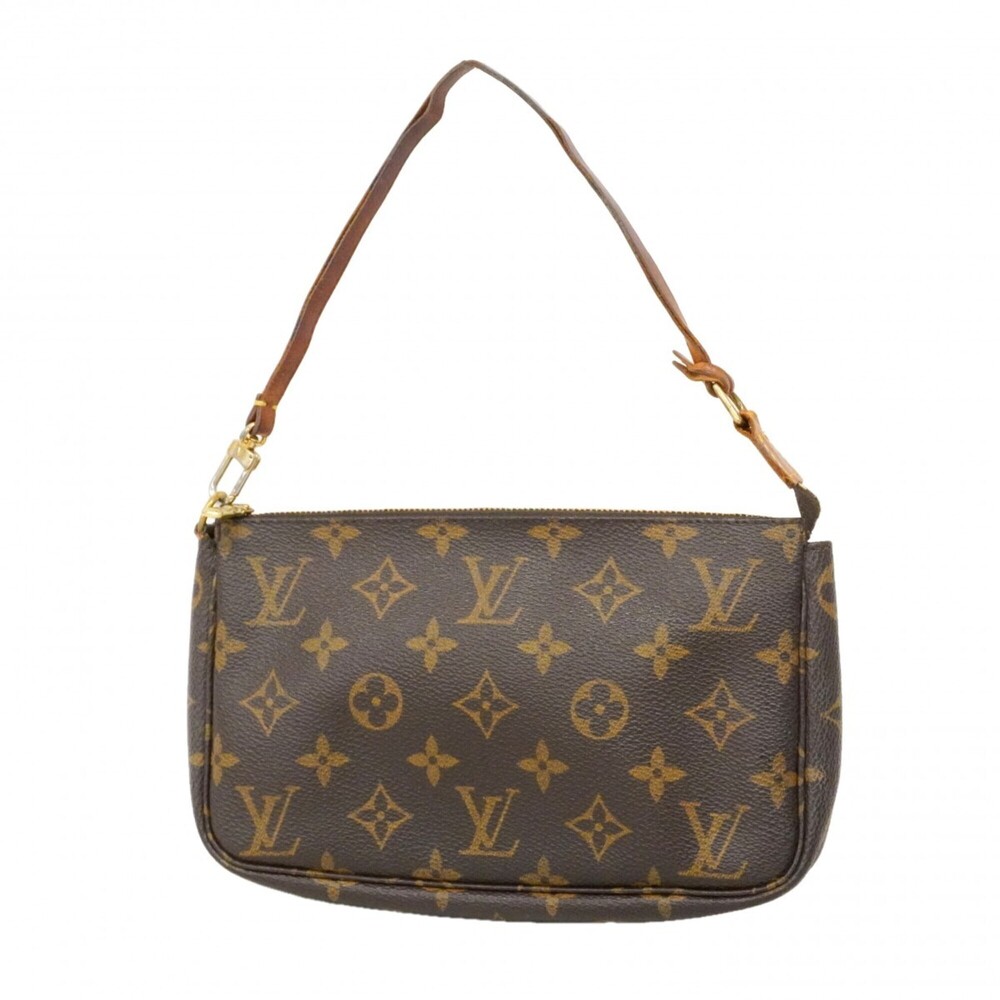 LOUIS VUITTON Brown Monogram Pochette Pouch - Picture 1 of 10